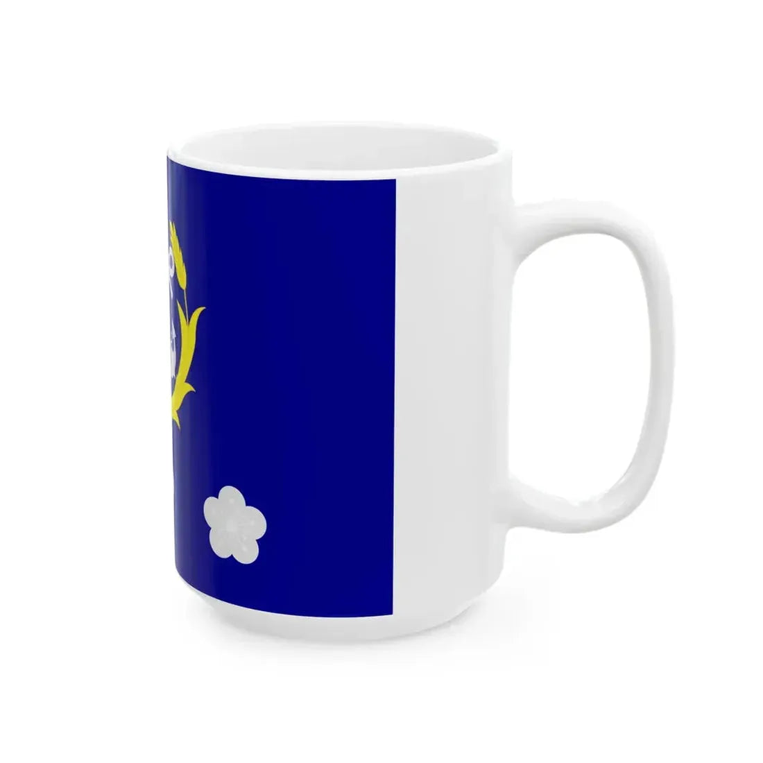 ROCN Captains Flag (China) White Coffee Mug - Go Mug Yourself