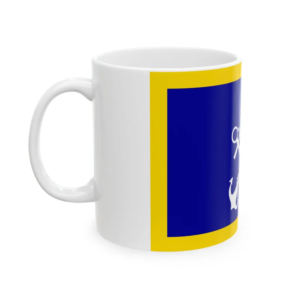 ROCN Commander-in-Chiefs Flag 1962 (China) White Coffee Mug - Go Mug Yourself