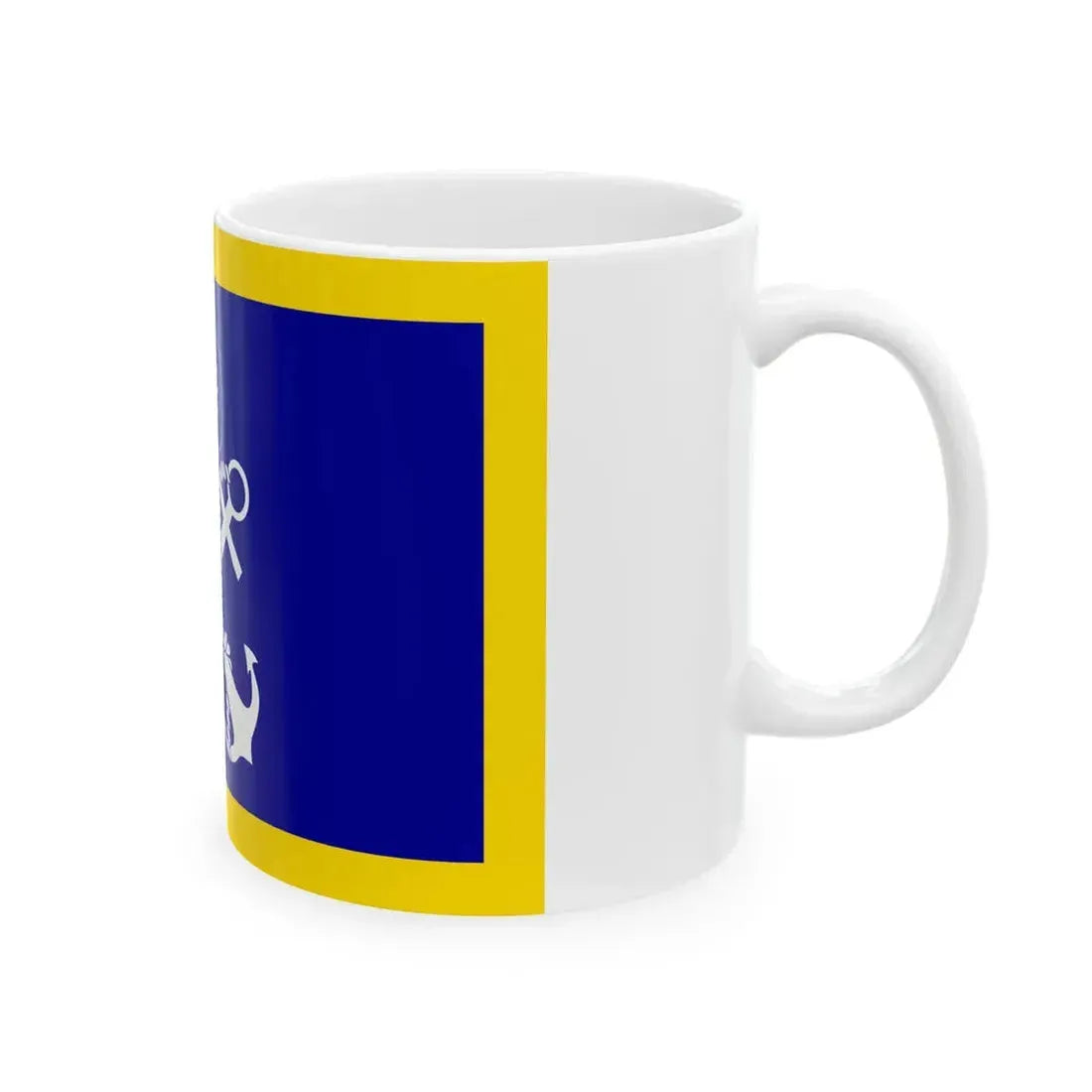 ROCN Commander-in-Chiefs Flag 1962 (China) White Coffee Mug - Go Mug Yourself