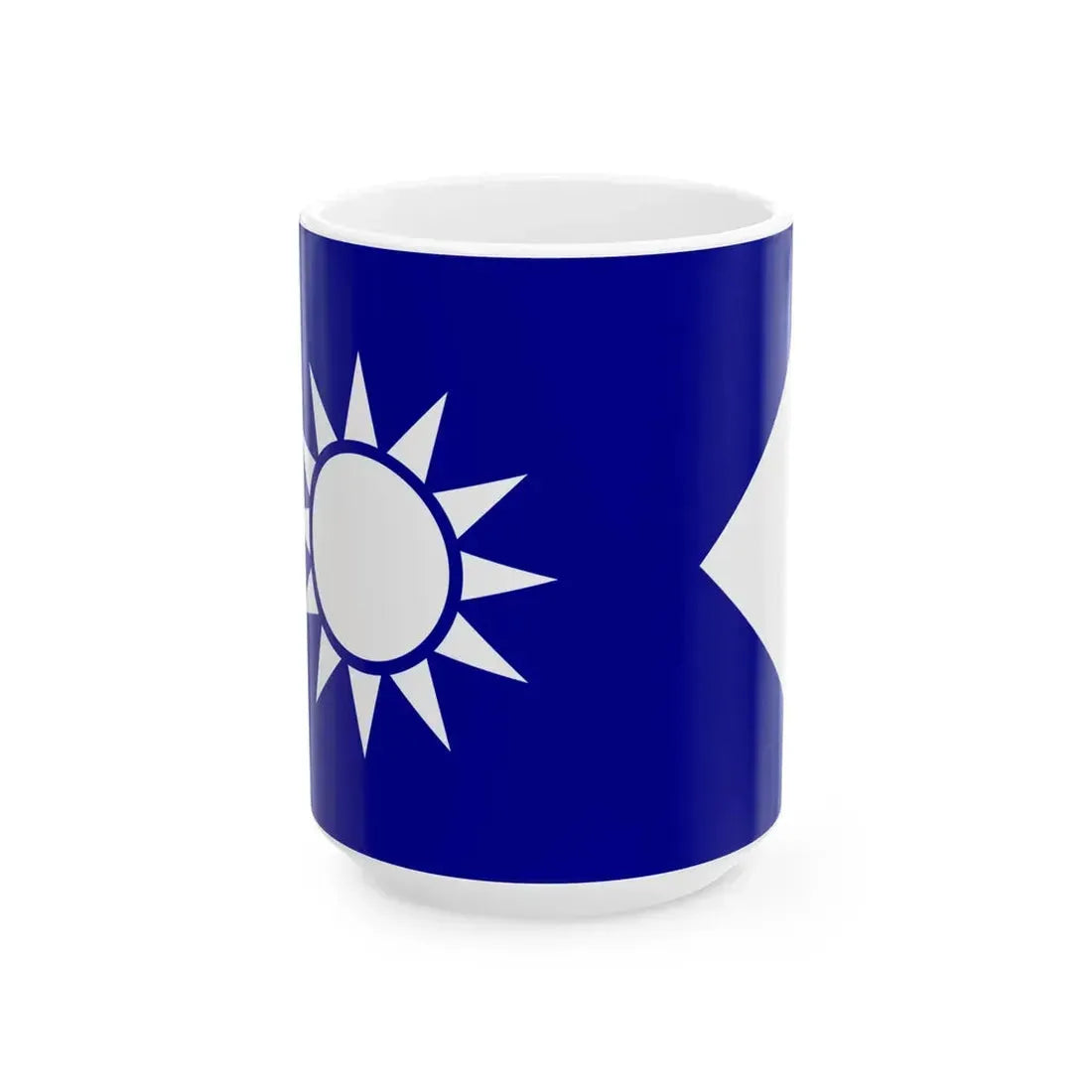 ROCN Commodores Flag 1912 (China) White Coffee Mug 15oz - Go Mug Yourself