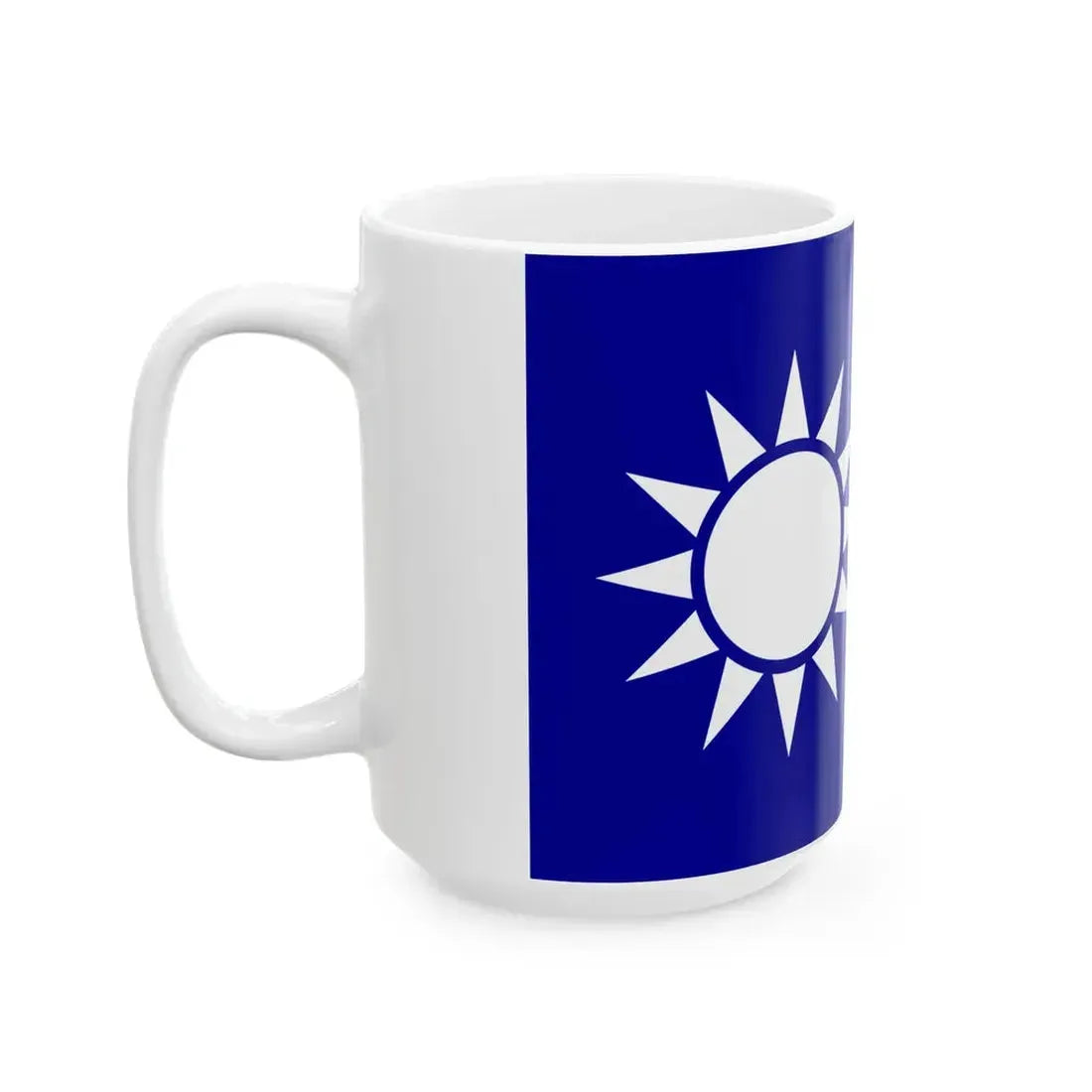 ROCN Commodores Flag 1912 (China) White Coffee Mug - Go Mug Yourself