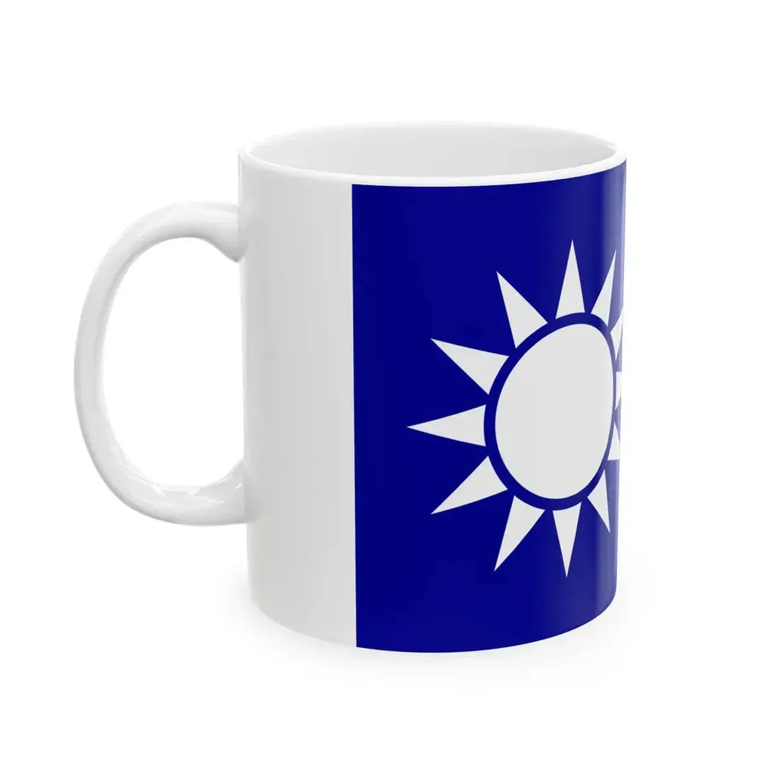 ROCN Commodores Flag 1929 (China) White Coffee Mug - Go Mug Yourself