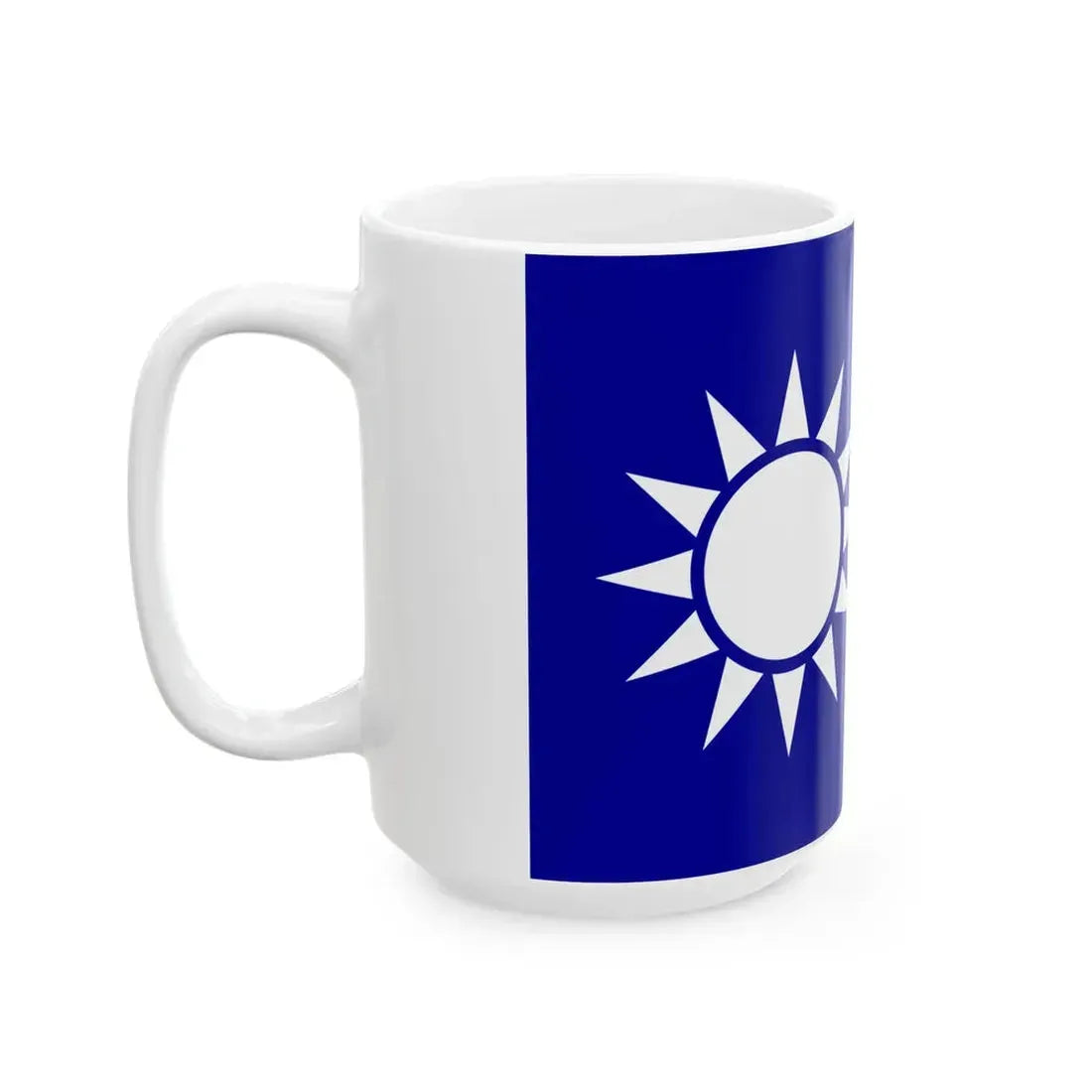 ROCN Commodores Flag 1929 (China) White Coffee Mug - Go Mug Yourself