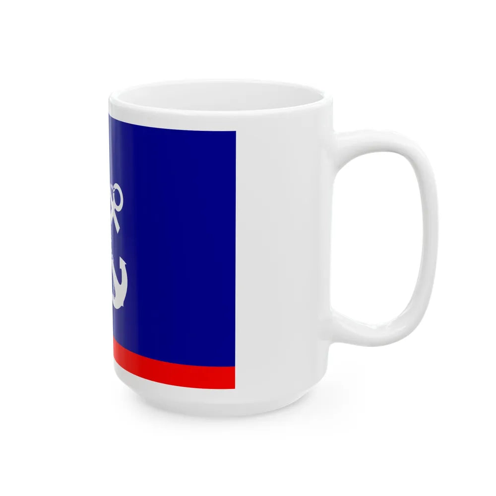 ROCN Deputy Commander-in-Chiefs Flag 1929 (China) White Coffee Mug - Go Mug Yourself