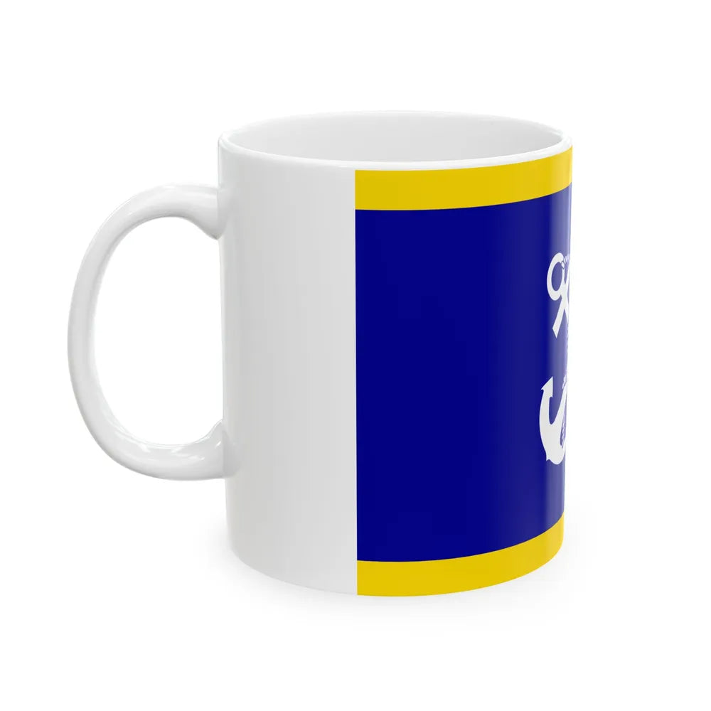 ROCN Deputy Commander-in-Chiefs Flag 1958 (China) White Coffee Mug - Go Mug Yourself