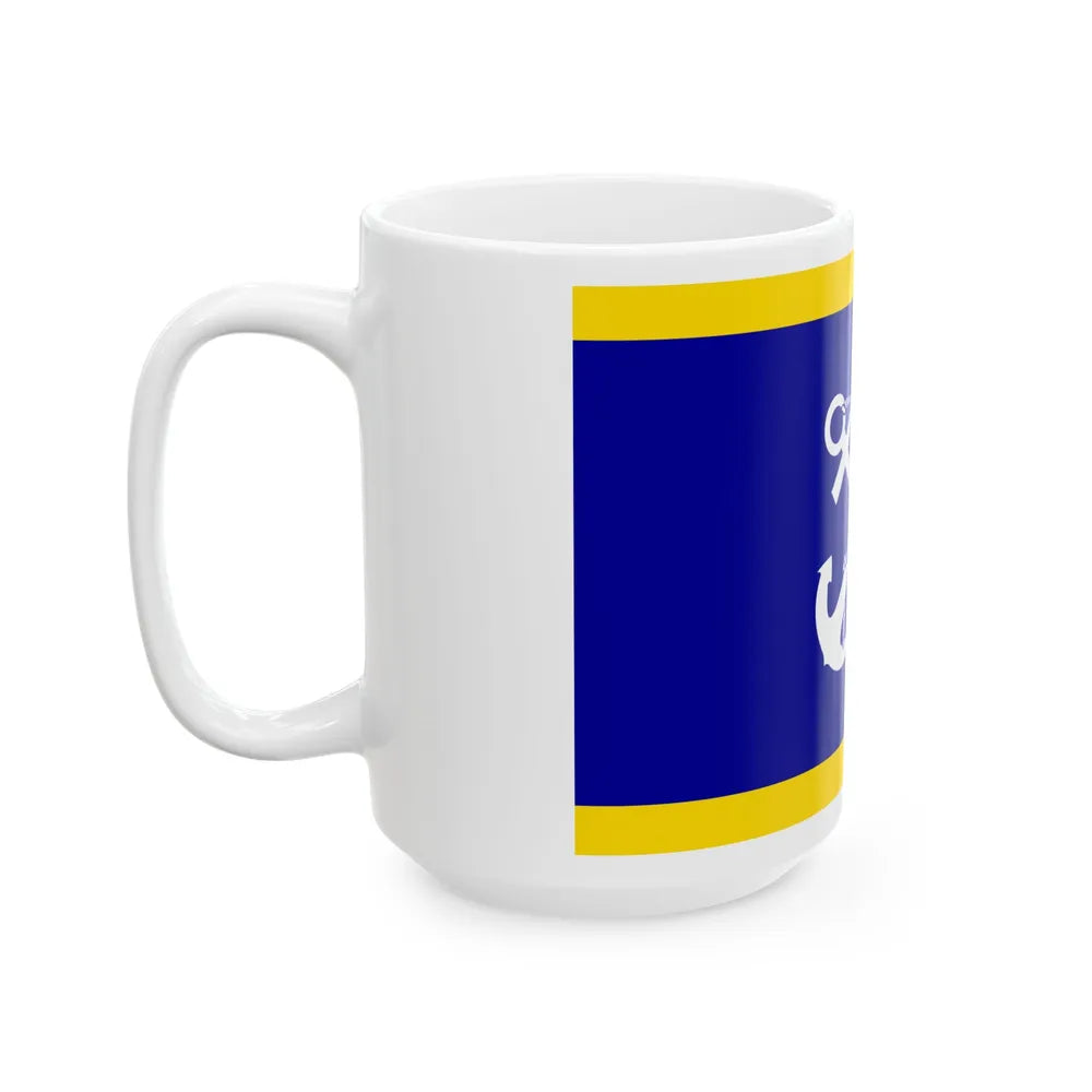 ROCN Deputy Commander-in-Chiefs Flag 1958 (China) White Coffee Mug - Go Mug Yourself