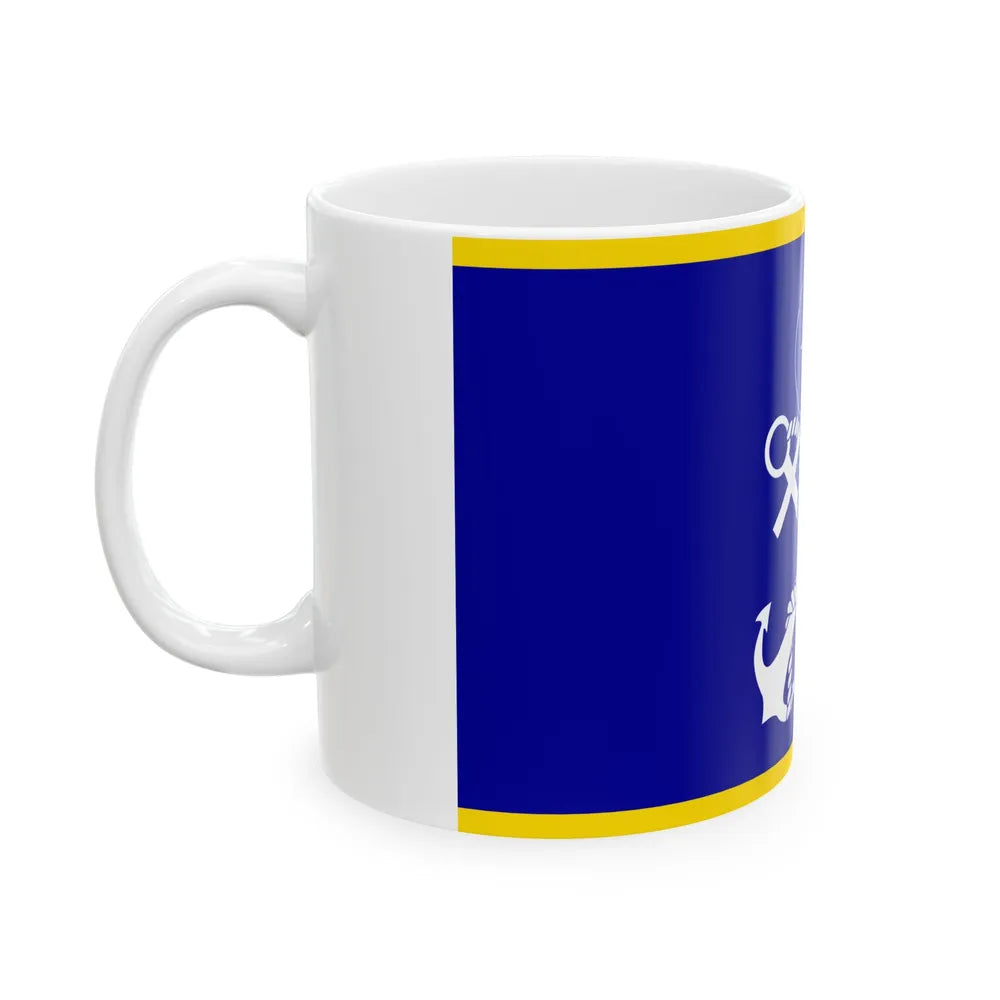 ROCN Deputy Commander-in-Chiefs Flag 1962 (China) White Coffee Mug - Go Mug Yourself