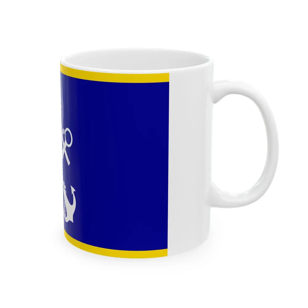ROCN Deputy Commander-in-Chiefs Flag 1962 (China) White Coffee Mug - Go Mug Yourself