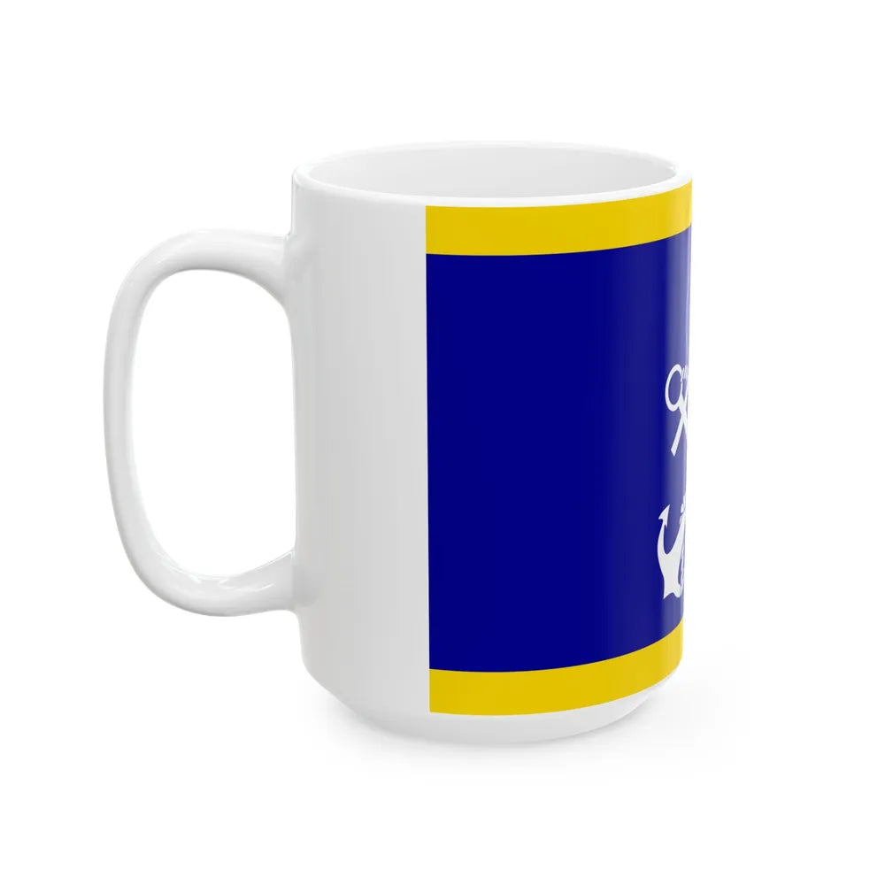 ROCN Deputy Commander-in-Chiefs Flag 1962 (China) White Coffee Mug - Go Mug Yourself