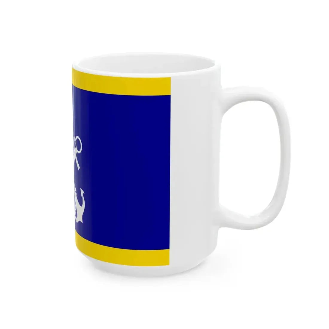 ROCN Deputy Commander-in-Chiefs Flag 1962 (China) White Coffee Mug - Go Mug Yourself