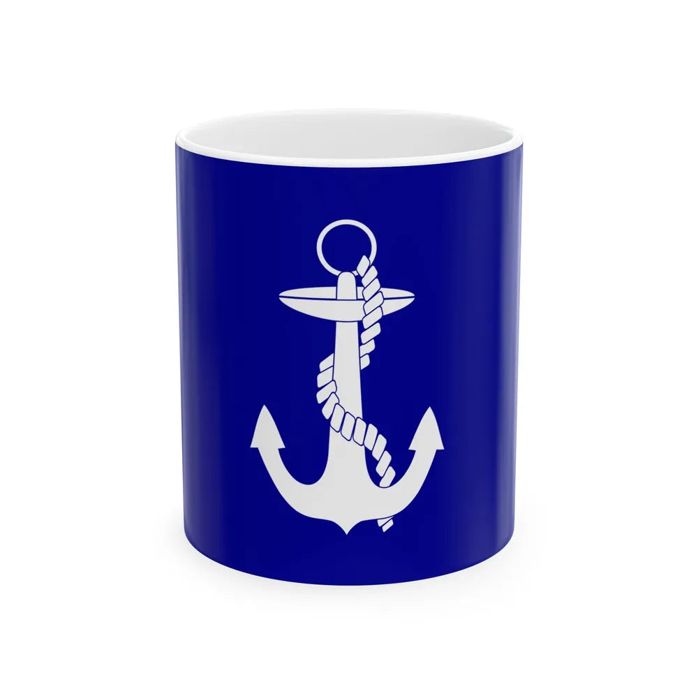 ROCN Fleet Commanders Flag 1960 (China) White Coffee Mug 11oz - Go Mug Yourself