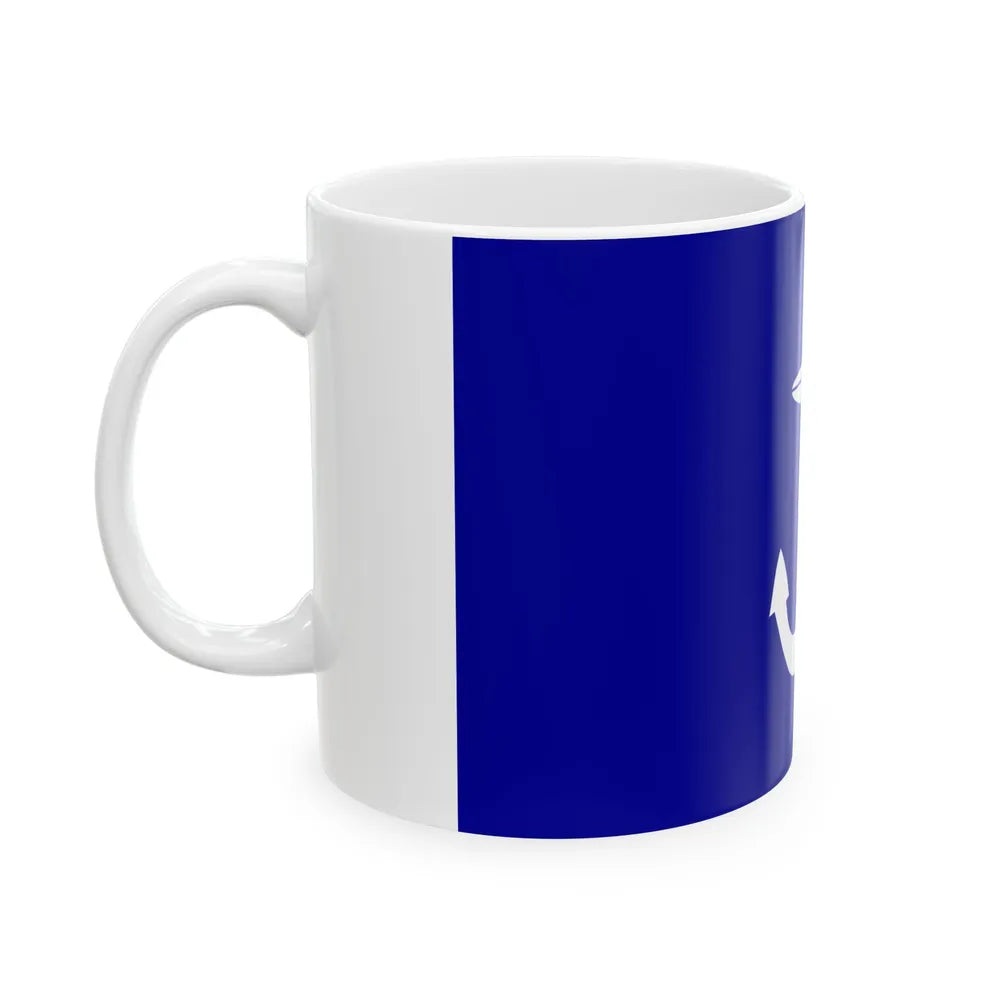 ROCN Fleet Commanders Flag 1960 (China) White Coffee Mug - Go Mug Yourself