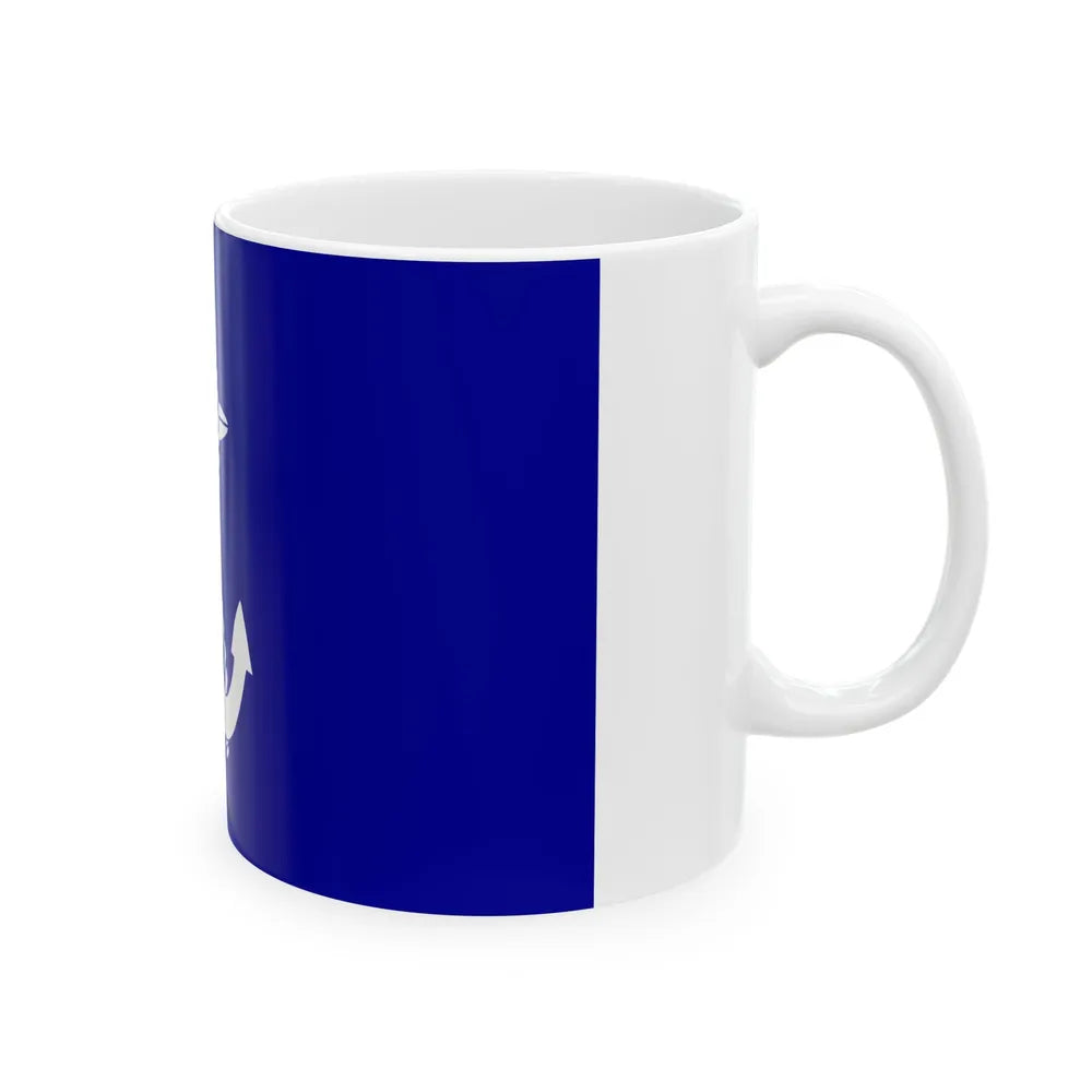 ROCN Fleet Commanders Flag 1960 (China) White Coffee Mug - Go Mug Yourself