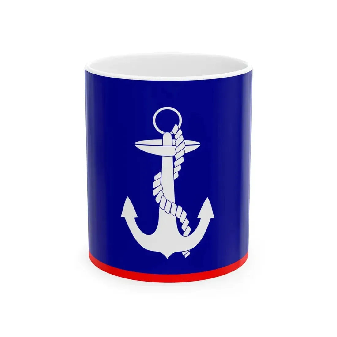 ROCN Fleet Deputy Commanders Flag 1960 (China) White Coffee Mug 11oz - Go Mug Yourself