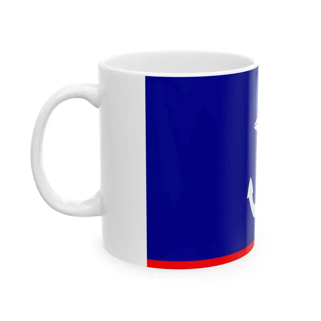 ROCN Fleet Deputy Commanders Flag 1960 (China) White Coffee Mug - Go Mug Yourself
