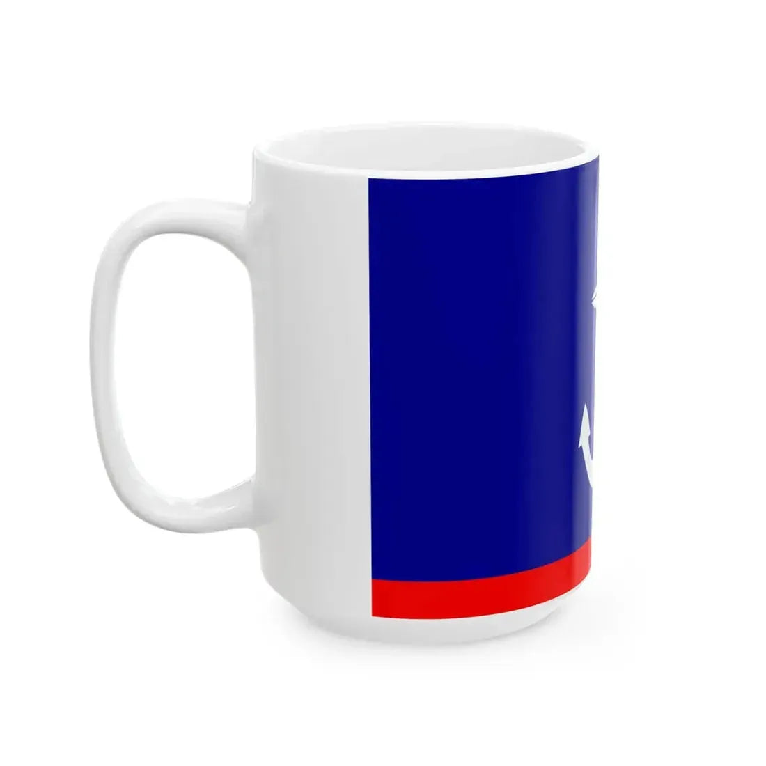 ROCN Fleet Deputy Commanders Flag 1960 (China) White Coffee Mug - Go Mug Yourself