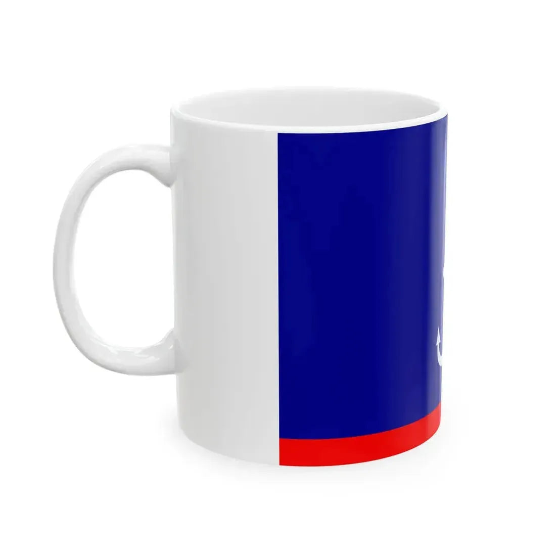 ROCN Fleet Deputy Commanders Flag 1962 (China) White Coffee Mug - Go Mug Yourself