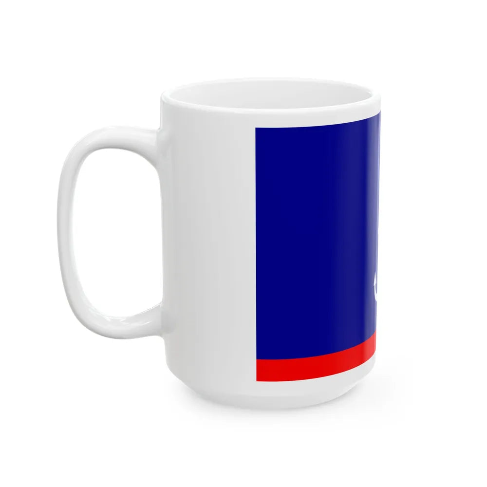 ROCN Fleet Deputy Commanders Flag 1962 (China) White Coffee Mug - Go Mug Yourself