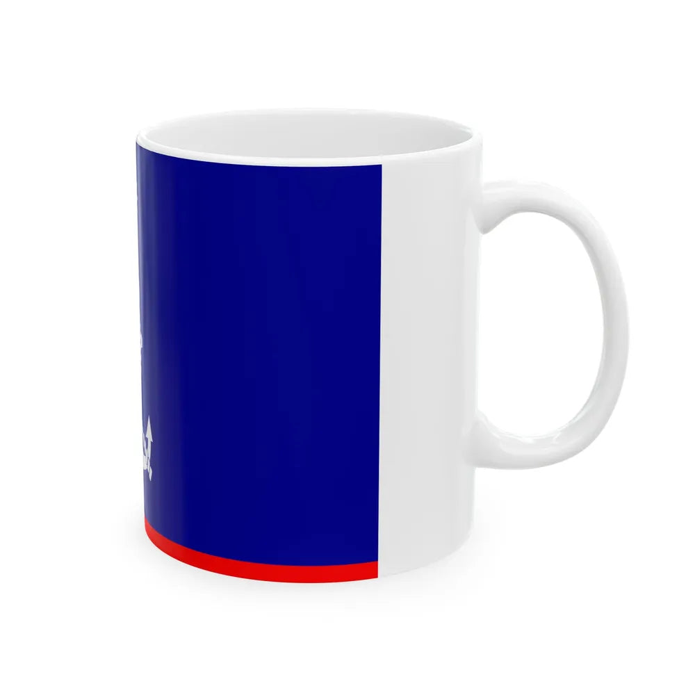 ROCN Fleet Deputy Commanders Flag (China) White Coffee Mug - Go Mug Yourself