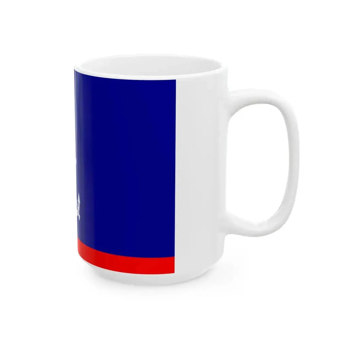 ROCN Fleet Deputy Commanders Flag (China) White Coffee Mug - Go Mug Yourself