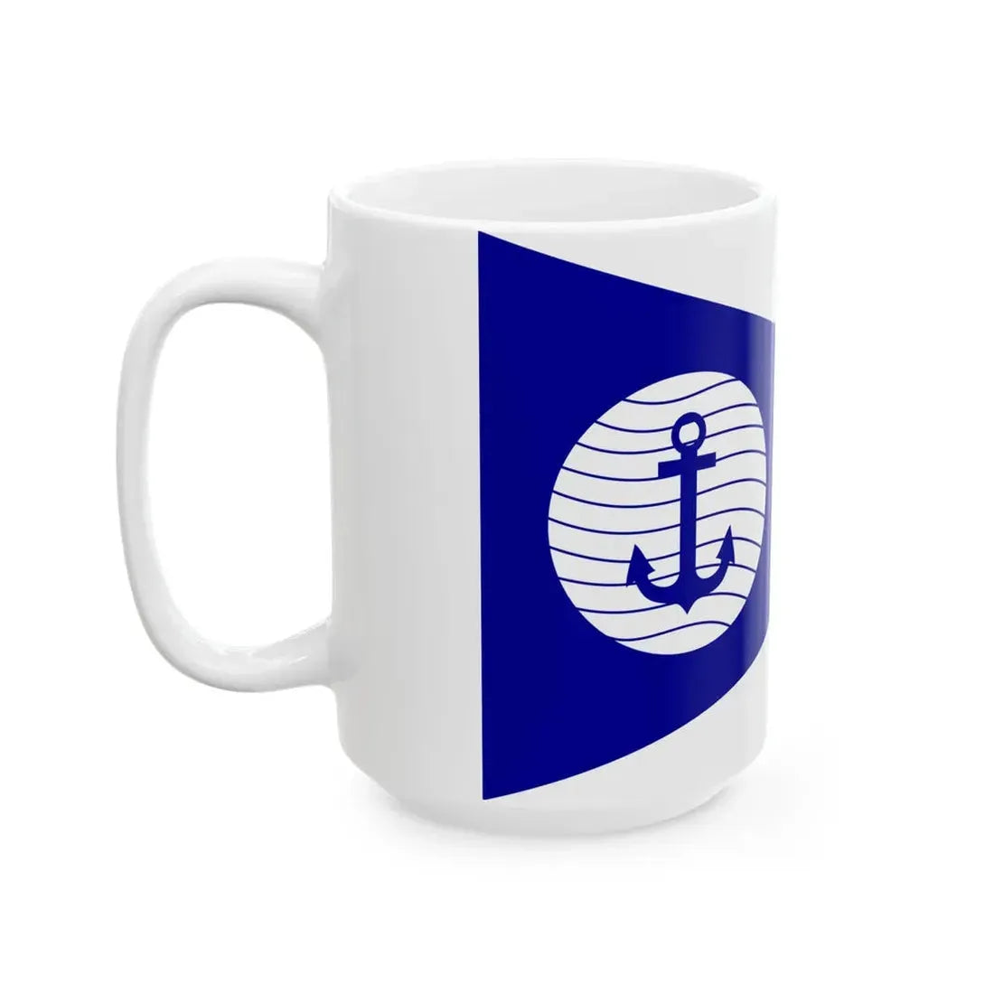 ROCN Navigating Battle Ship Pennant 1950 (China) White Coffee Mug - Go Mug Yourself