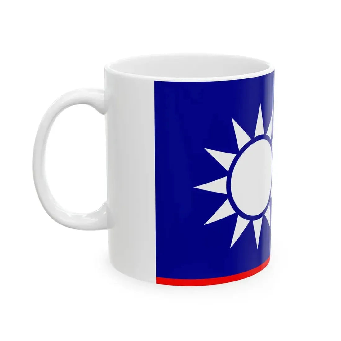 ROCN Senior Officers Flag (China) White Coffee Mug - Go Mug Yourself