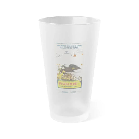 RODAN (3) 1956 Movie Poster - Frosted Pint Glass 16oz 16oz Frosted - Go Mug Yourself