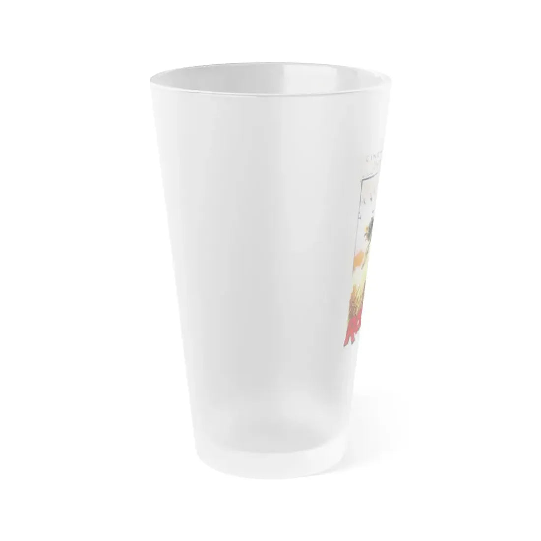 RODAN (BELGIAN) 1956 Movie Poster - Frosted Pint Glass 16oz - Go Mug Yourself