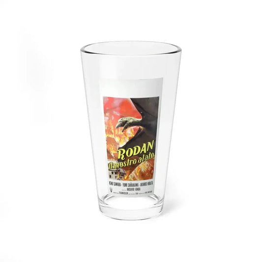 RODAN (ITALIAN) 2 1956 Movie Poster - Pint Glass 16oz 16oz - Go Mug Yourself