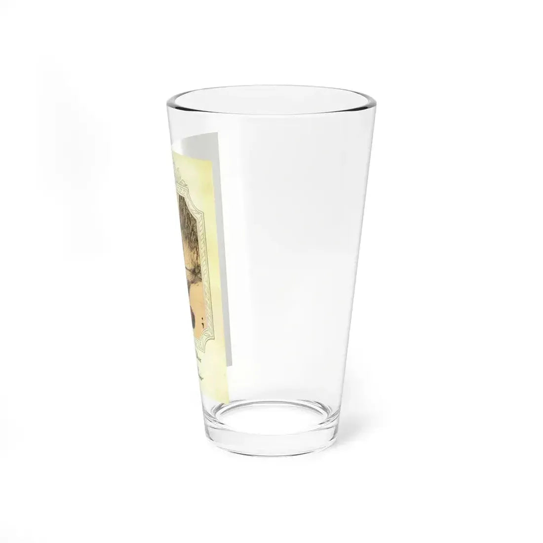 Roger Vivier for Christian Dior illustrated advt, 1960 (Magazine Illustration) Pint Glass 16oz - Go Mug Yourself