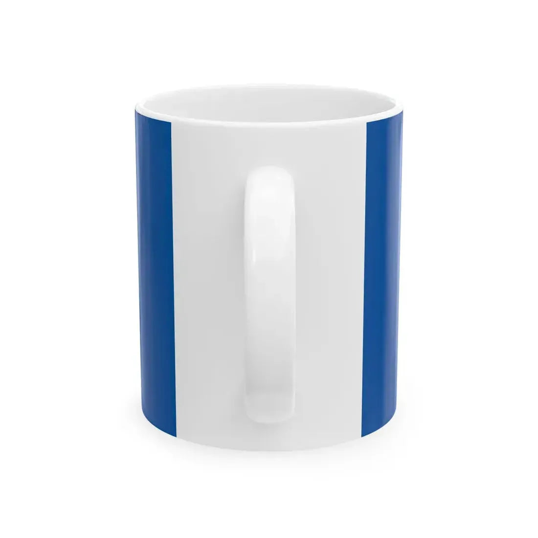 Rojas pagasta karogs (Latvia) White Coffee Mug - Go Mug Yourself