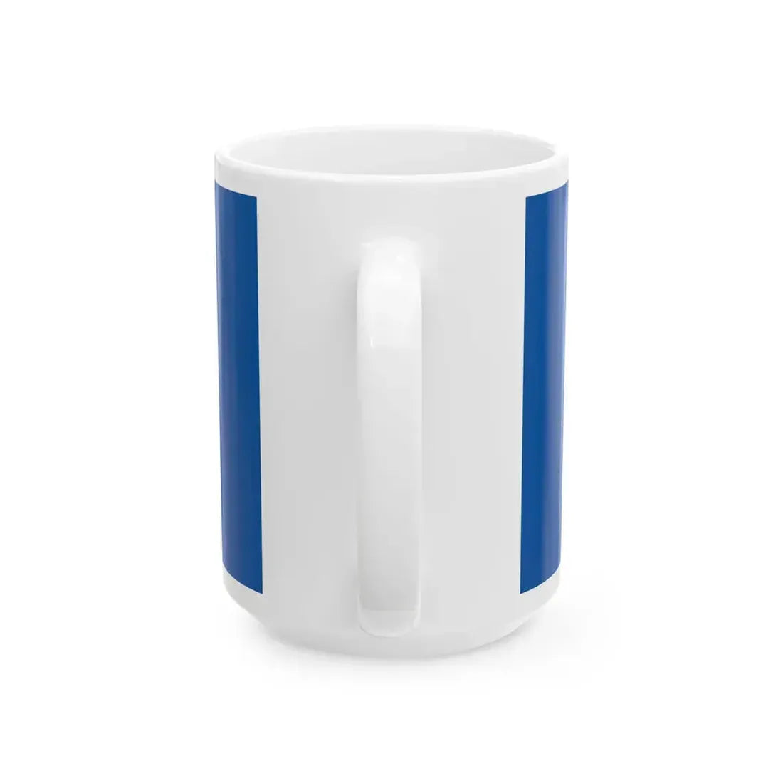 Rojas pagasta karogs (Latvia) White Coffee Mug - Go Mug Yourself
