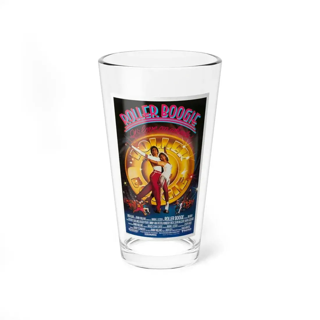 ROLLER BOOGIE 1979 Movie Poster - Pint Glass 16oz 16oz - Go Mug Yourself