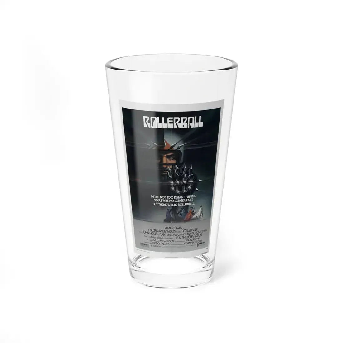 ROLLERBALL 1975 Movie Poster - Pint Glass 16oz 16oz - Go Mug Yourself