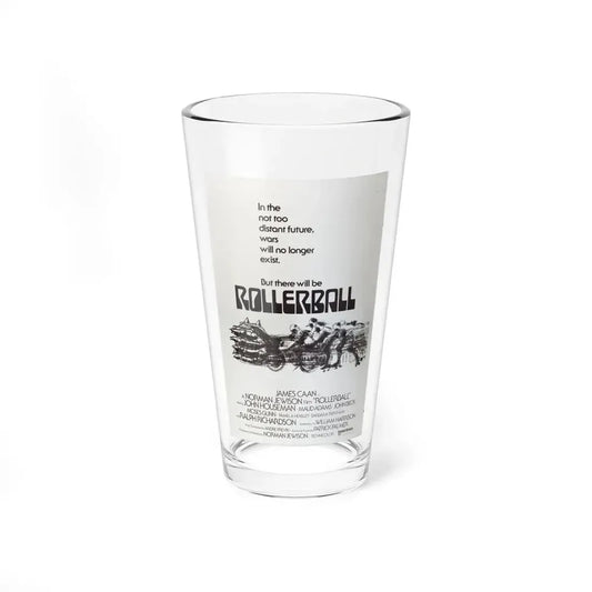 ROLLERBALL (TEASER) 1975 Movie Poster - Pint Glass 16oz 16oz - Go Mug Yourself