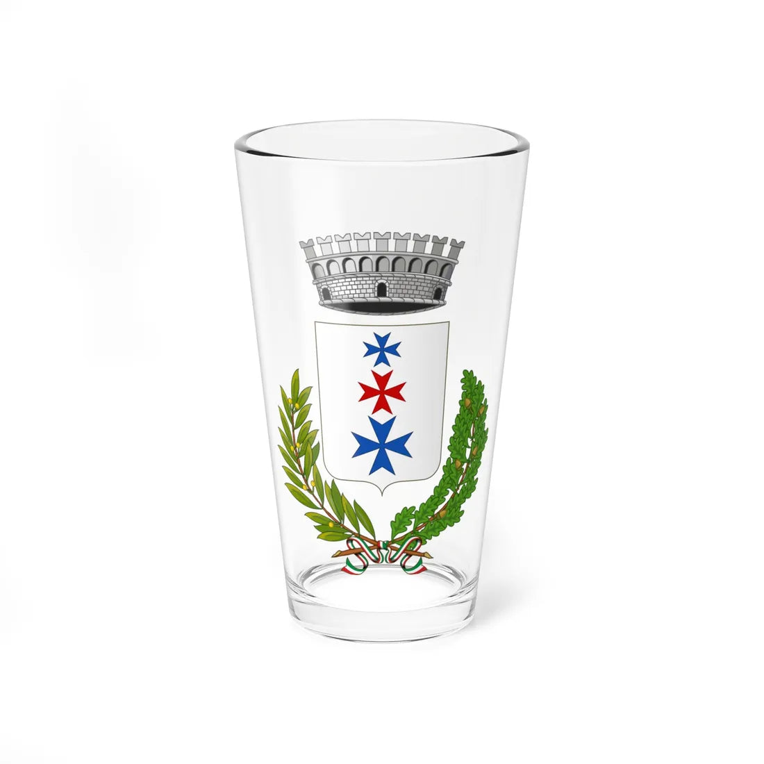 Rolo-Stemma (Italy) (Coat of Arms) Pint Glass 16oz 16oz - Go Mug Yourself