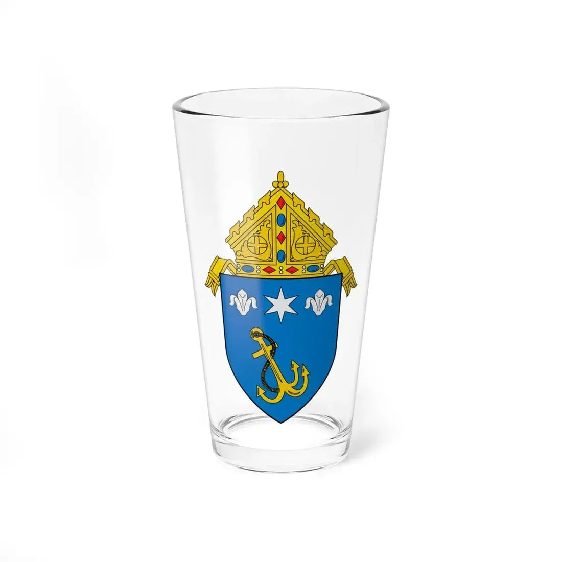 Roman Catholic Archdiocese of Anchorage - Pint Glass 16oz 16oz - Go Mug Yourself