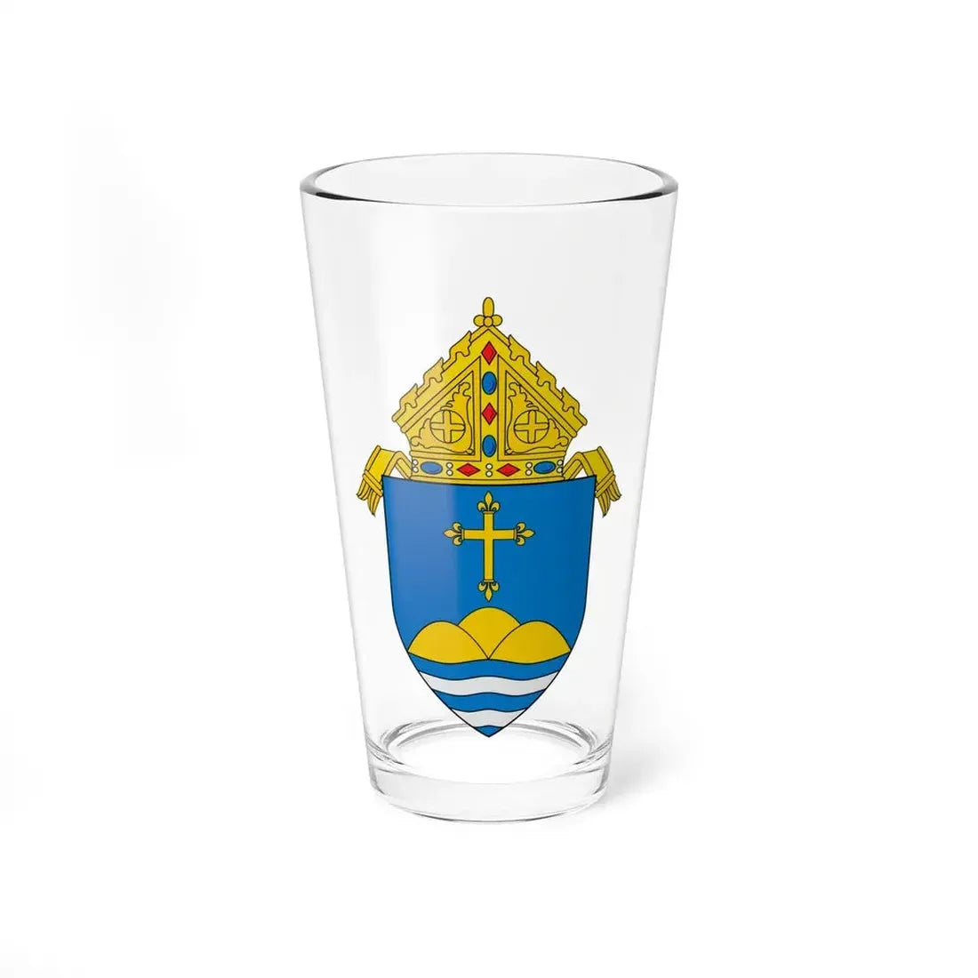 Roman Catholic Archdiocese of Boston - Pint Glass 16oz 16oz - Go Mug Yourself