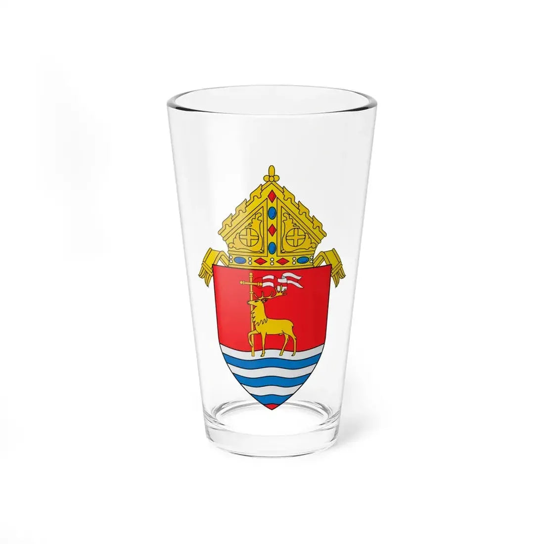 Roman Catholic Archdiocese of Hartford - Pint Glass 16oz 16oz - Go Mug Yourself