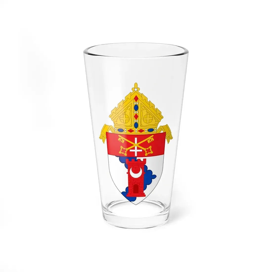 Roman Catholic Archdiocese of Kansas City in Kansas - Pint Glass 16oz 16oz - Go Mug Yourself