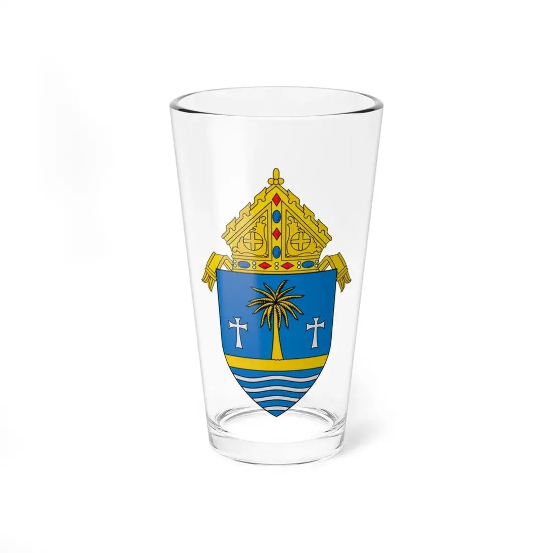 Roman Catholic Archdiocese of Miami - Pint Glass 16oz 16oz - Go Mug Yourself