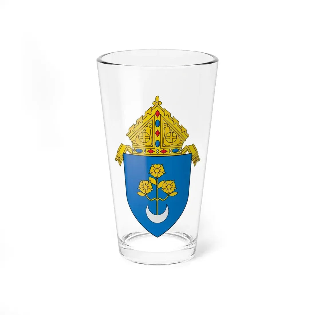Roman Catholic Archdiocese of Mobile - Pint Glass 16oz 16oz - Go Mug Yourself