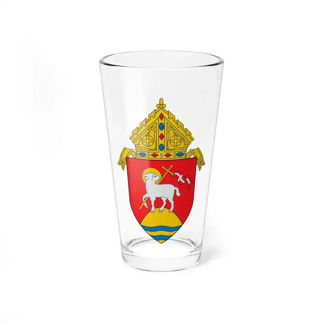 Roman Catholic Archdiocese of San Juan de Puerto Rico - Pint Glass 16oz 16oz - Go Mug Yourself