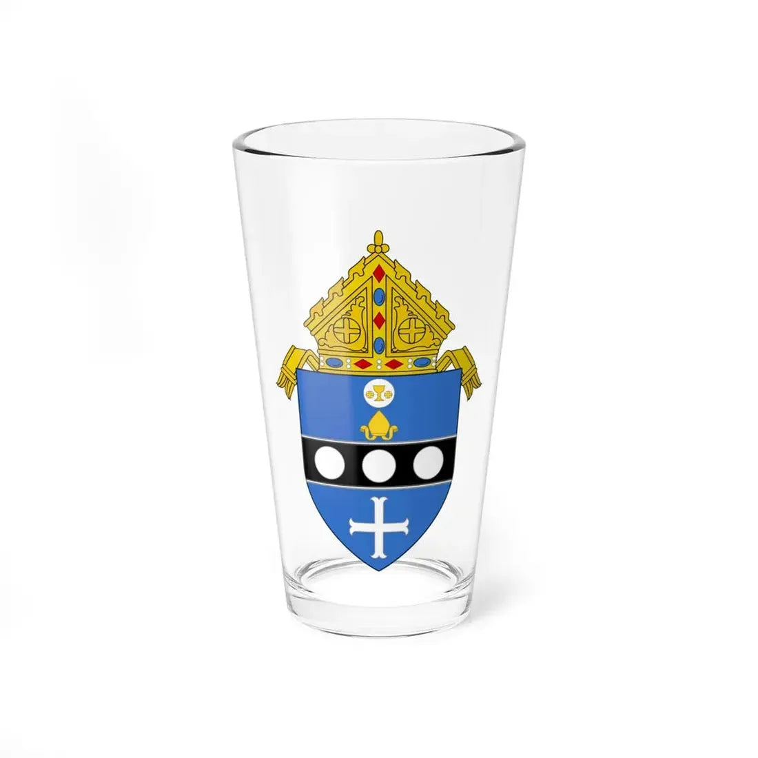 Roman Catholic Diocese of Altoona Johnstown - Pint Glass 16oz 16oz - Go Mug Yourself