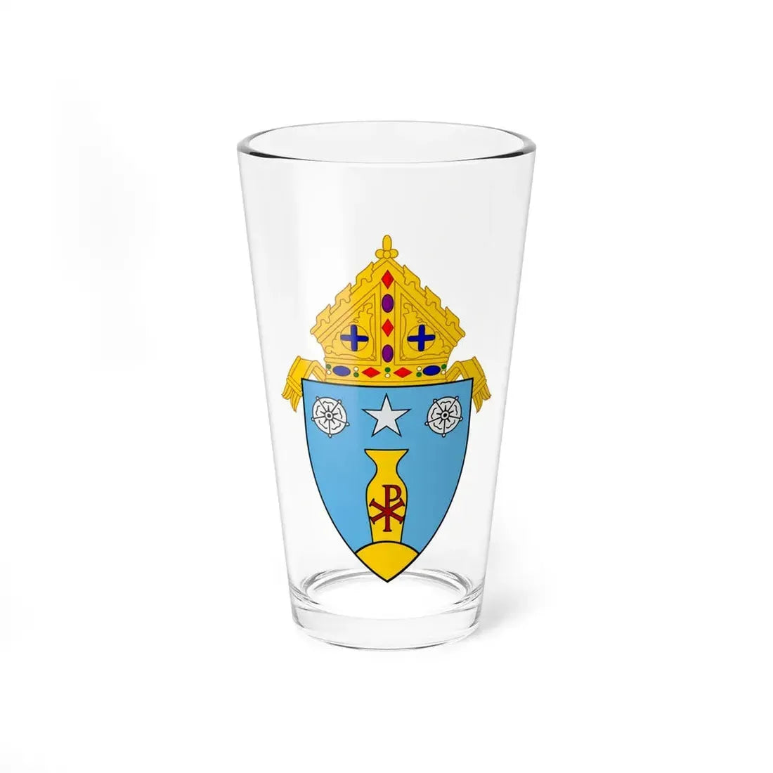 Roman Catholic Diocese of Beaumont - Pint Glass 16oz 16oz - Go Mug Yourself
