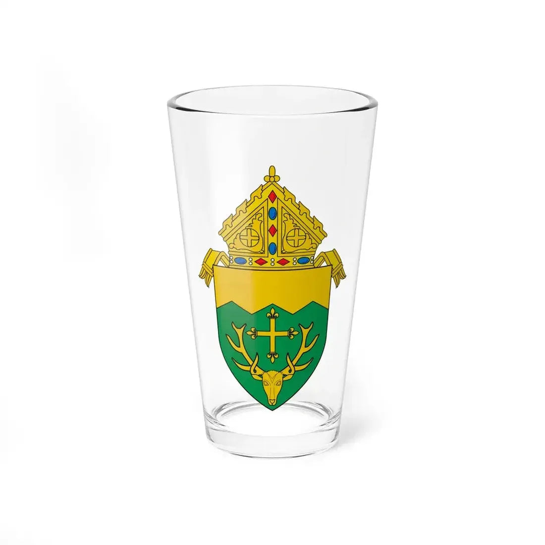 Roman Catholic Diocese of Burlington - Pint Glass 16oz 16oz - Go Mug Yourself