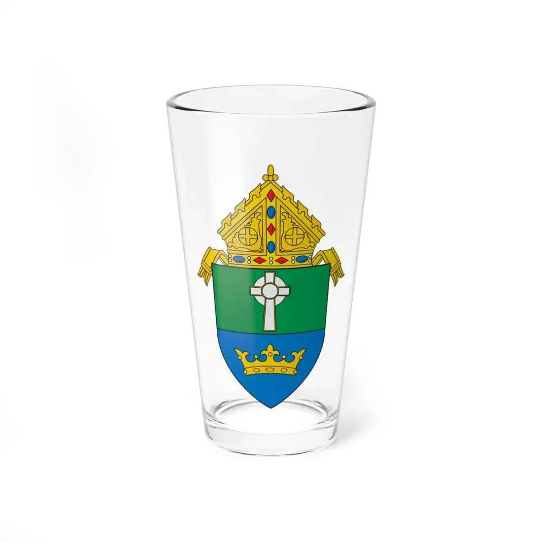 Roman Catholic Diocese of Charlotte - Pint Glass 16oz 16oz - Go Mug Yourself