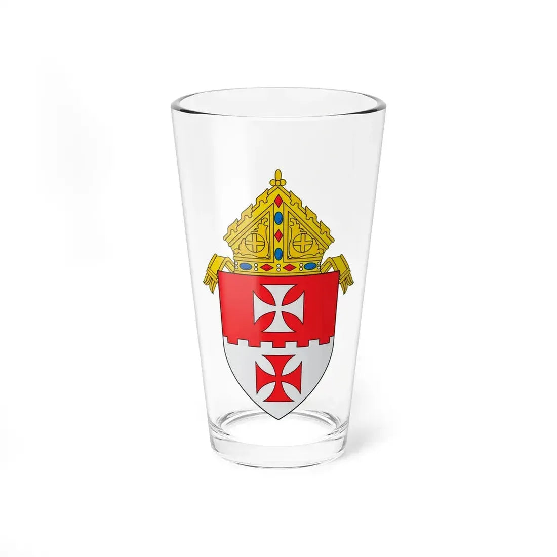 Roman Catholic Diocese of Cheyenne - Pint Glass 16oz 16oz - Go Mug Yourself