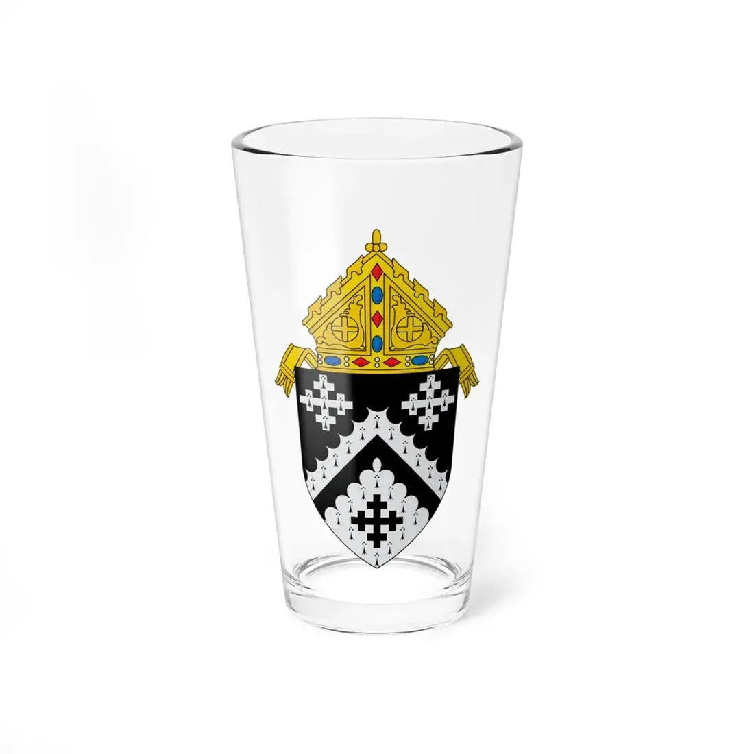 Roman Catholic Diocese of Cleveland - Pint Glass 16oz 16oz - Go Mug Yourself