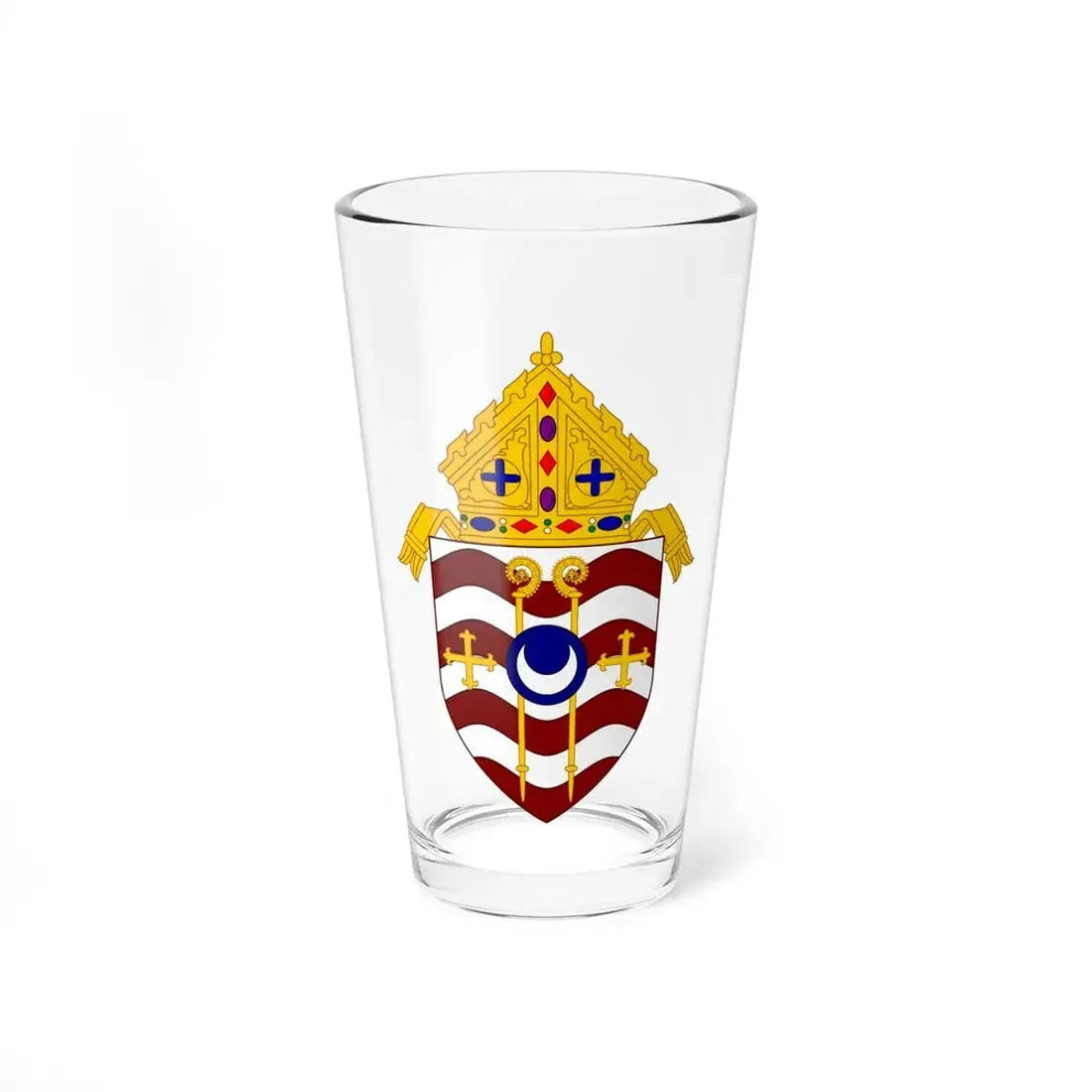 Roman Catholic Diocese of Crookston - Pint Glass 16oz 16oz - Go Mug Yourself